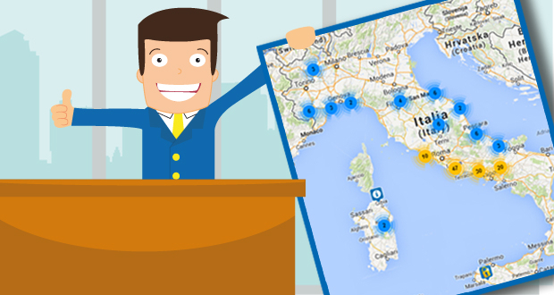 Oltre 150 filiali in Italia